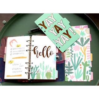 Bìa phân mục cho Planner khổ A5, A6