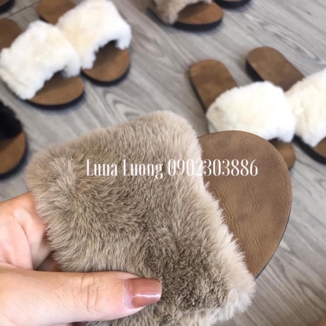 Dép lê lông nữ