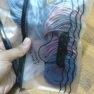 Set 100 dây buộc tóc túi zip