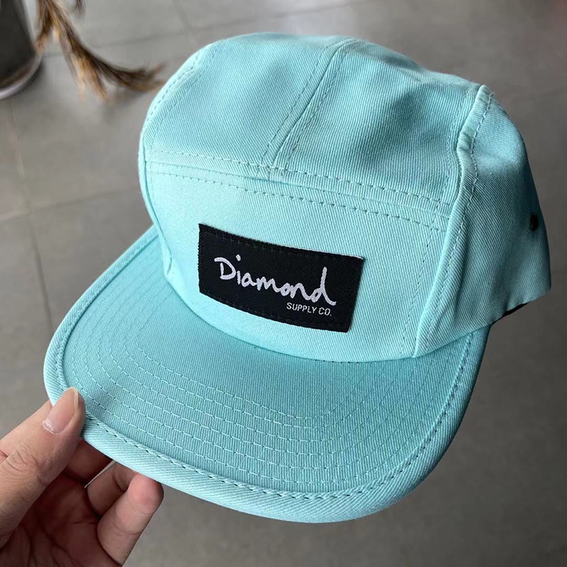 Mũ Lưỡi Trai Thể Thao 5 Tấm Đính Kim Cương Có Thể Điều Chỉnh Kích Thước Dành Cho Nam Và Nữ