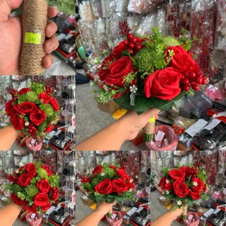 Bó hoa hồng cầm tay tay cô dâu - hoa cưới mẫu 2019 - Hoa trang trí | NoiThatRuby.com