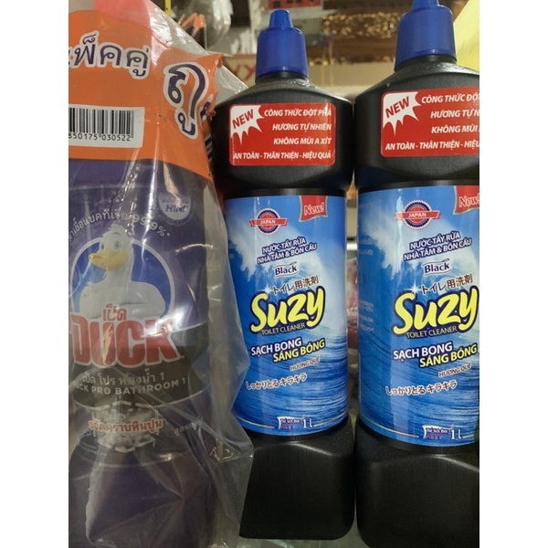 Tẩy Rửa Nhà Tắm Duck 900ml hoặc tẩy hương quế suzy 1L