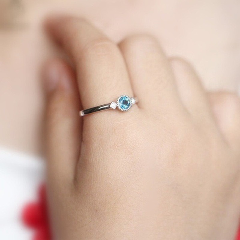 Nhẫn Đính Đá Thời Trang Sang Trọng Cho Nữ