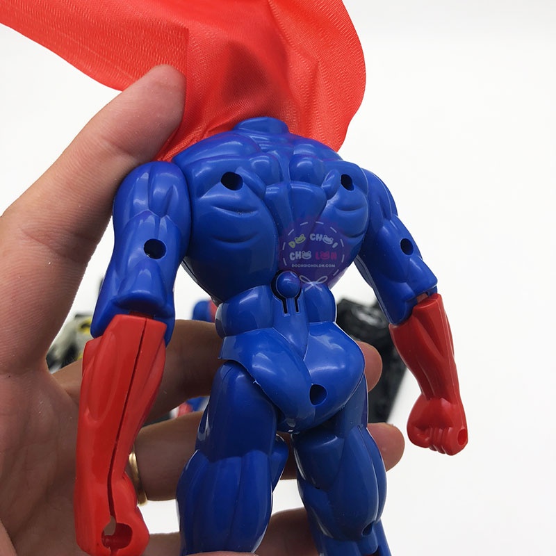 Vỉ đồ chơi 4 siêu anh hùng Super Heroes dùng pin có đèn 945A - Đồ chơi Siêu Nhân