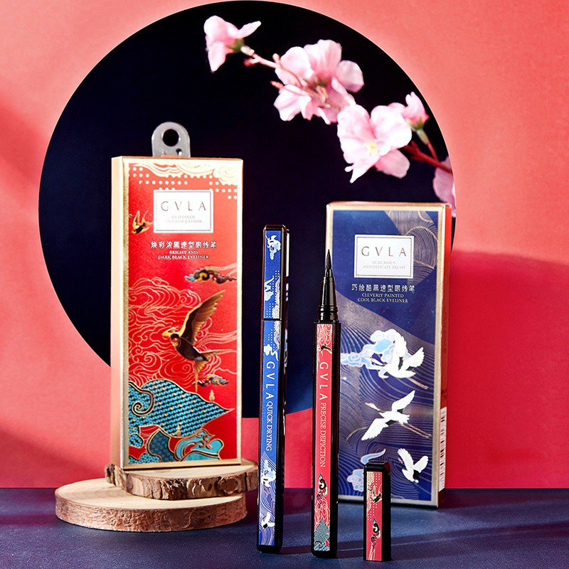 Bút Kẻ Mắt Gdtima Phong Cách Trung Hoa Chống Thấm Nước Nhanh Khô Lâu Trôi 10g