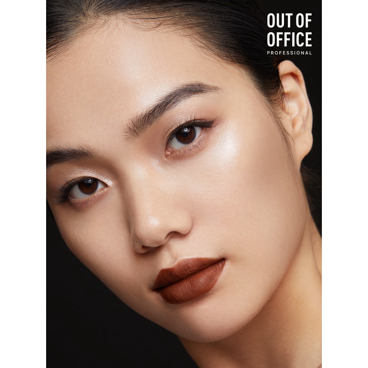 Son Môi Dạng Lỏng Dưỡng Ẩm OOO Out Of Office Không Dính Cốc Chống Thấm Nước Màu Mờ Thời Trang
