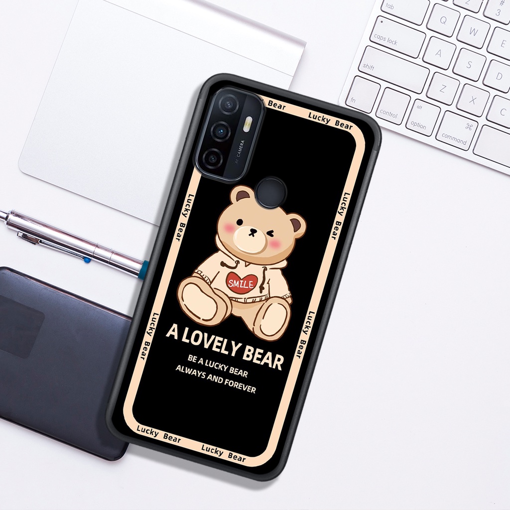 Ốp Lưng Oppo A15 - A52 - A53 - A92 , In Hình "Lovely Bear". Đẹp, Bền, Màu Sắc Bắt Mắt.