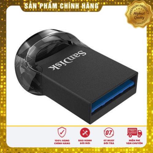 (giá khai trương) USB 3.1 SanDisk CZ430 128GB Ultra Fit Flash Drive tốc độ upto 130MB/s - Tốc độ cao