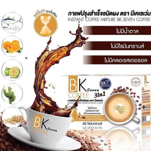 Coffee giảm cân BK seven coffee Thái Lan