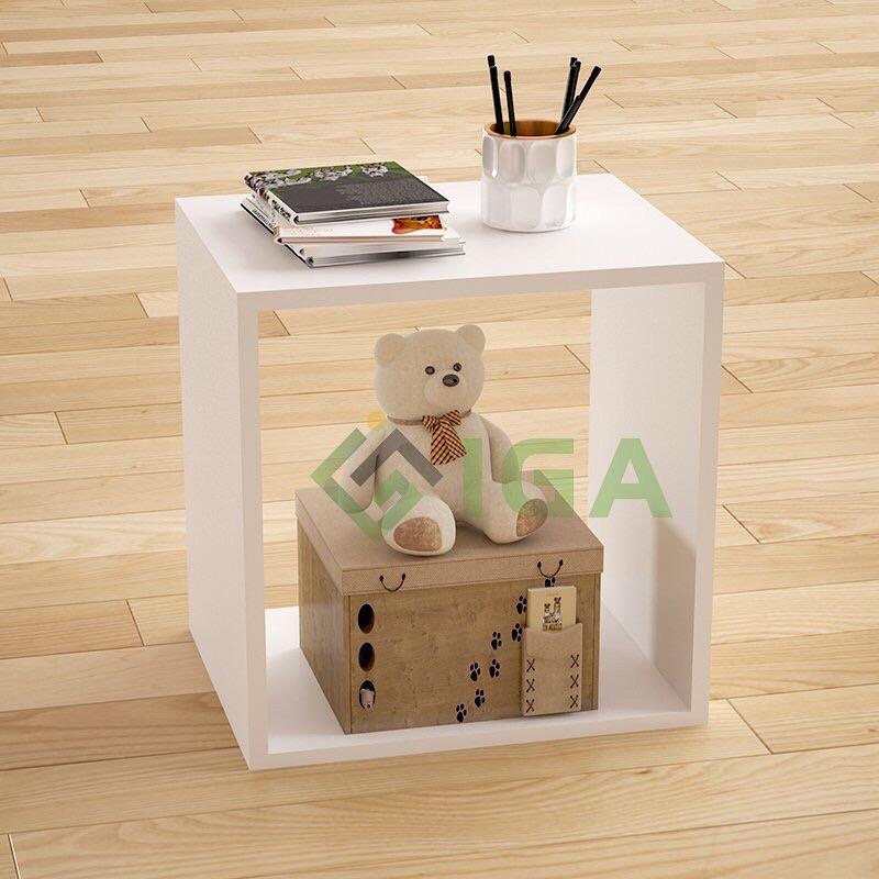 Kệ sách tổ ong 1 ô GP100D , kệ ô vuông để bàn , kệ gỗ đa năng