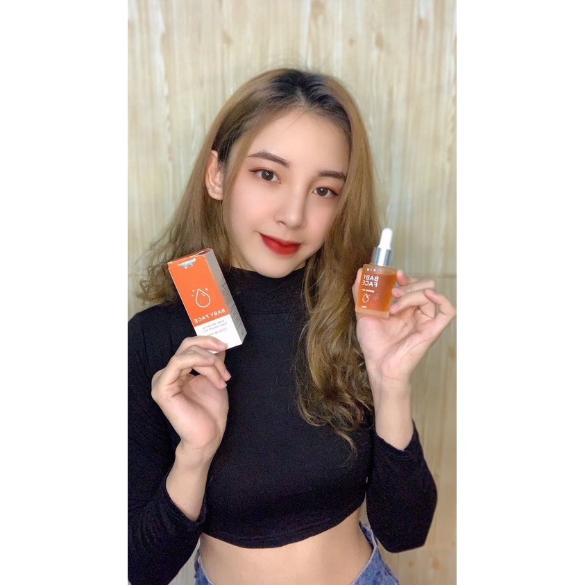 Serum KIM BABY FACE HA+ Da Trắng Căng Bóng, Mờ Thâm Nám, Ngăn Ngừa Lão Hóa, Chai 30ml