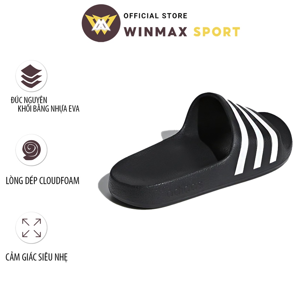 Dép Nam Nữ Unisex Đúc Khuyên Khối Siêu Nhẹ Dép Unisex Quai Ngang Phối Họa Tiết 3 Sọc, Đồ Thể Thao Cao Cấp WinMax