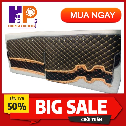 THẢM TAPLO XE TẢI, XE Ô TÔ, XE HƠI ISUZU 1,9T ĐẾN 2,5T - MẪU CÓ REN VÀNG