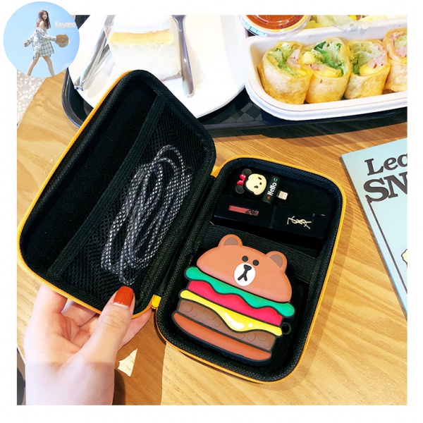 Hộp Đựng Dây Cáp Sạc Tai Nghe Apple Kiểu Hoạt Hình Đáng Yêu | BigBuy360 - bigbuy360.vn