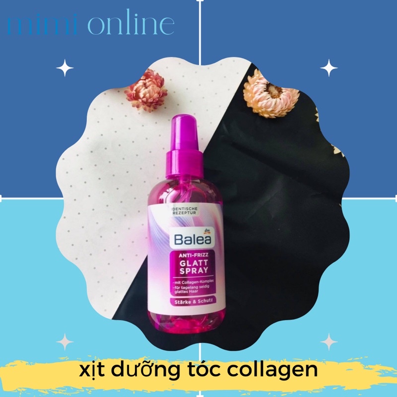 xịt dưỡng tóc collagen balea