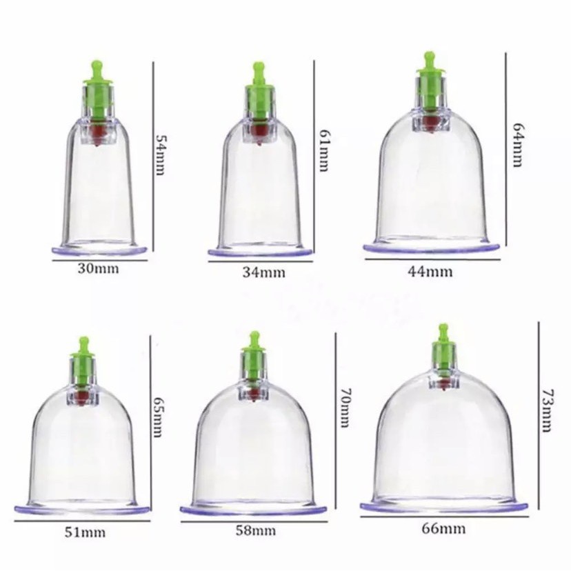 Bộ Giác Hơi 12 Ống Không Dùng Lửa An Toàn Tiện Dụng