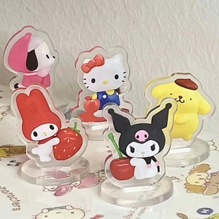 Standee Nhựa Mô Hình Mini Nhân Vật Sanrio Cinnamoroll Kuromi Melody