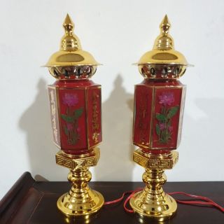 Cặp đèn thờ phú quý ( loại đại )