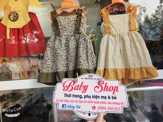 Váy hoa nhí bé gái size đại