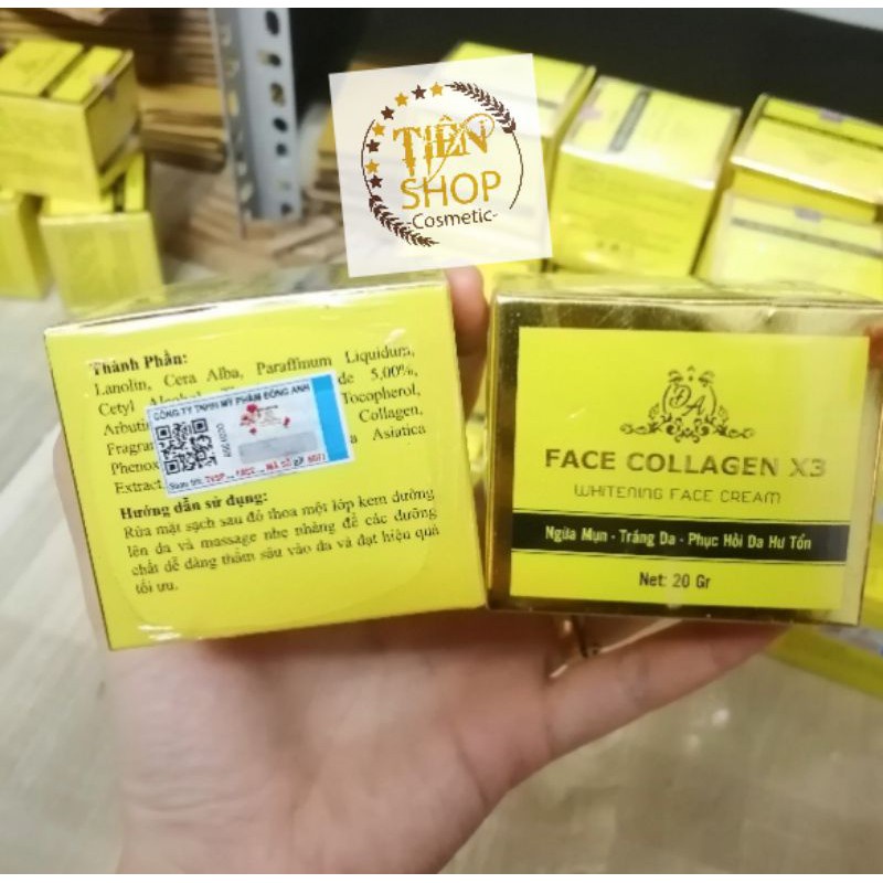 Kem Face Collagen X3 chính hãng Mỹ Phẩm Đông Anh