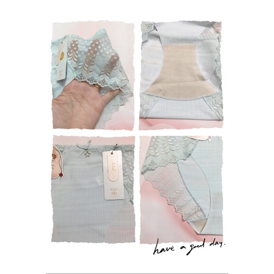 Quần lót tăm lạnh phối ren Sexy- cạp vừa ôm trọn vòng 3