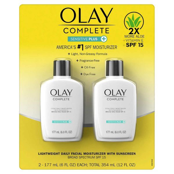 Set kem dưỡng ẩm Olay complete sensitive plus 177ml