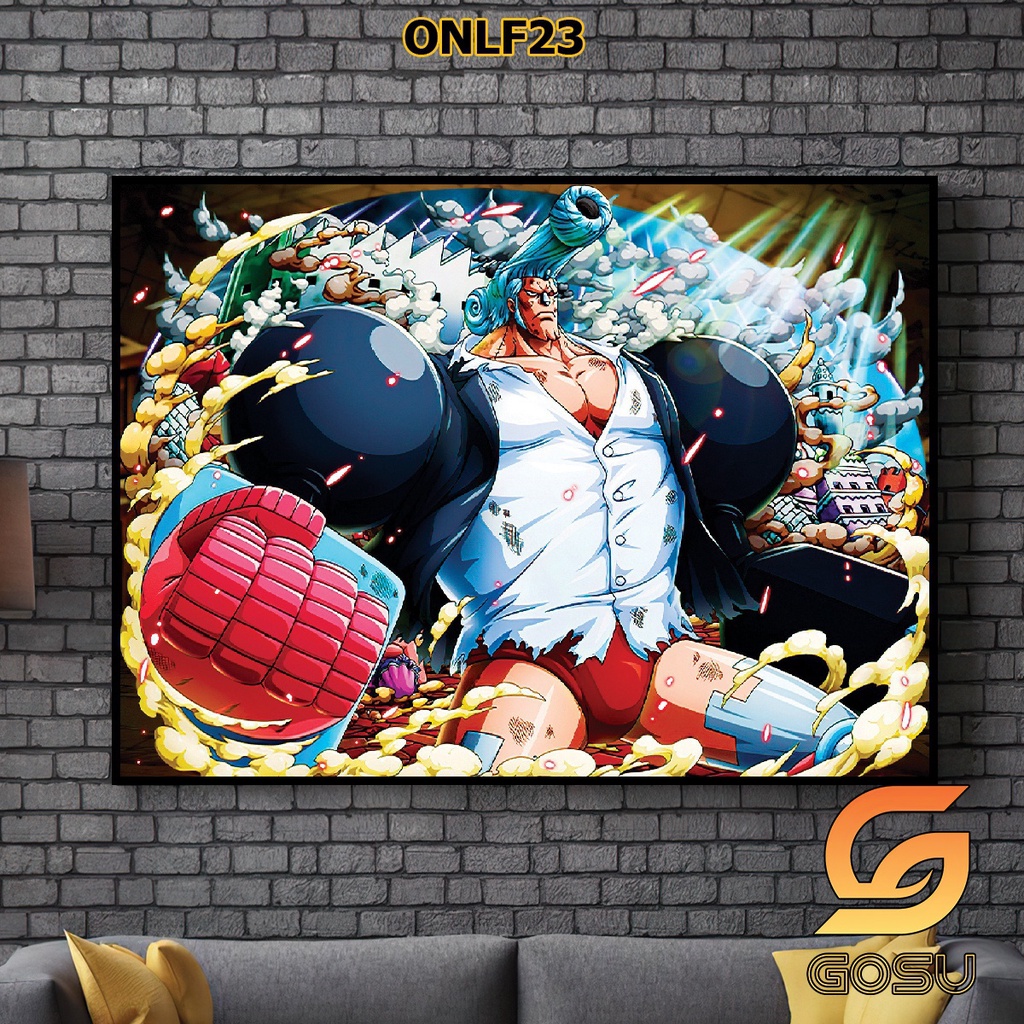 TRANH TREO TƯỜNG ONE PIECE, LUFFY, ZORO TRANG TRÍ PHÒNG NGỦ TẶNG KÈM ĐINH TREO