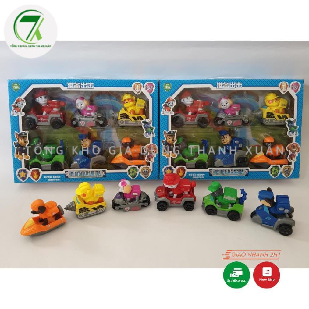 [Hàng siêu đẹp] Chó cứu hộ Paw Patrol đồ chơi cho các bé, mô hình 6 con, có thể ...