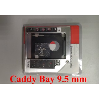 Caddy Bay HDD SSD SATA 3 9.5mm - Khay ổ cứng thay thế ổ DVD