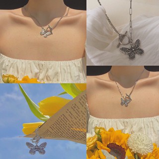 Vòng cổ mặt bướm ulzzang cá tính
