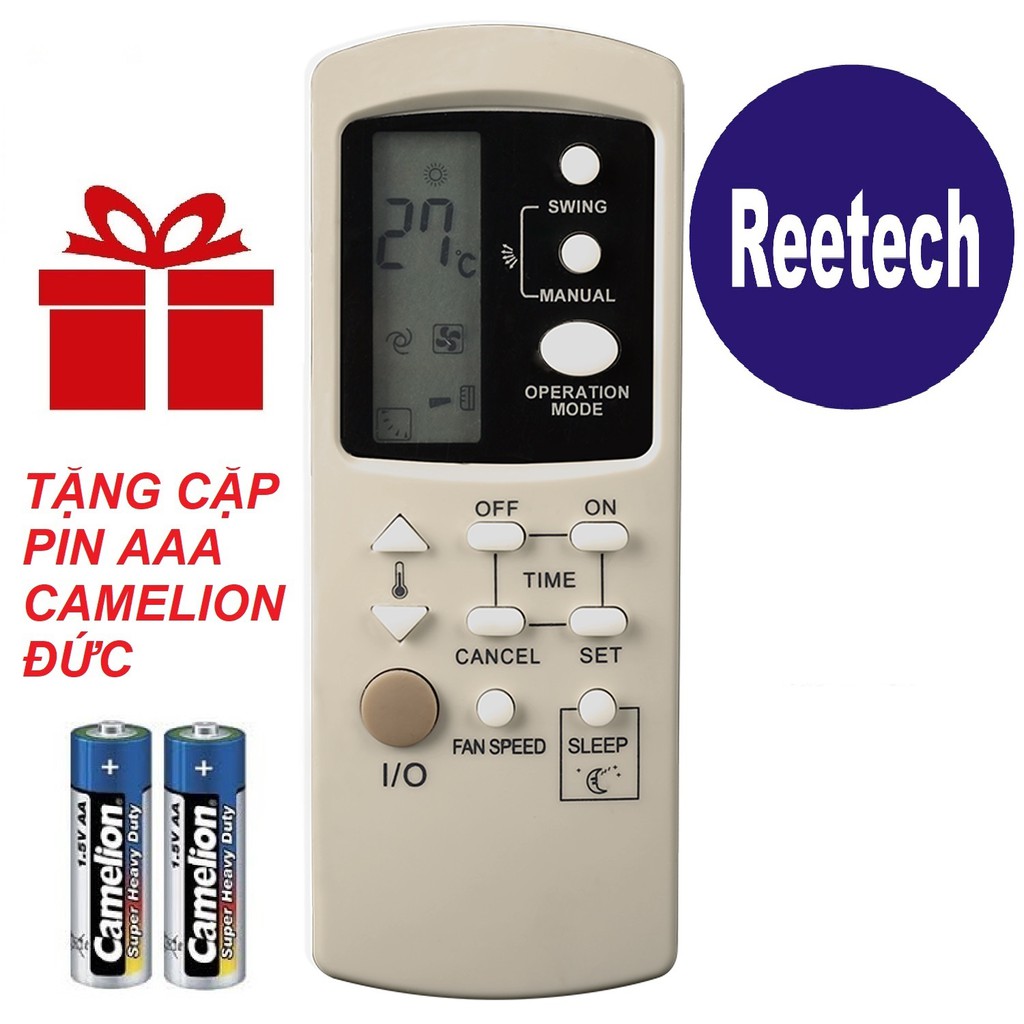 Remote máy lạnh REETECH GZ-39B - Điều khiển điều hòa REETECH GZ-39B