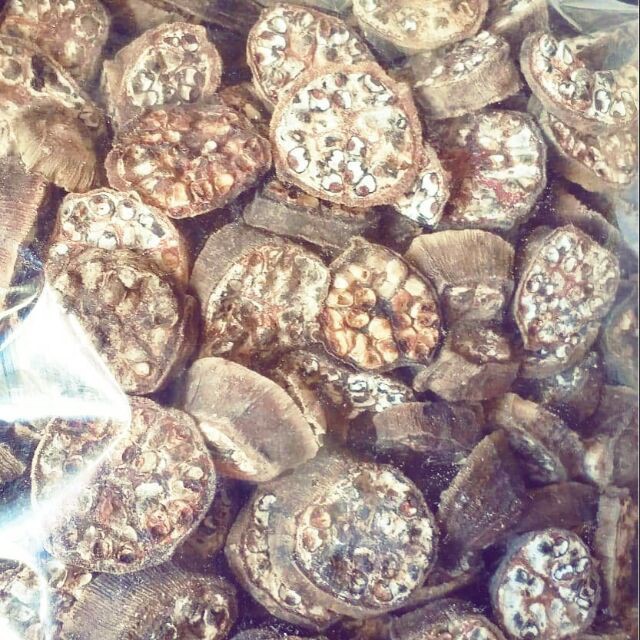 1kg Chuối hột rừng khô thái lát