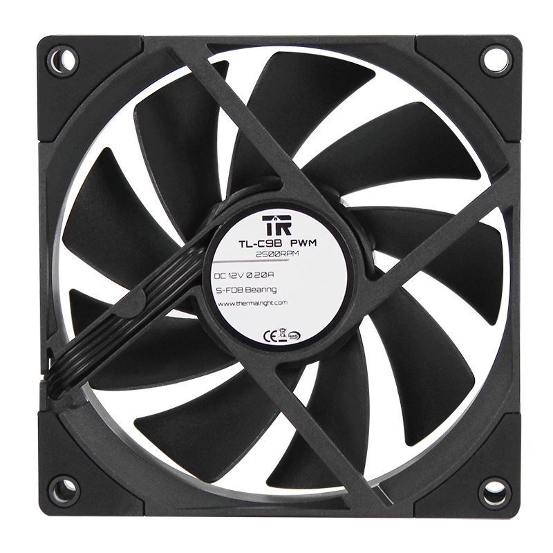 Quạt tản nhiệt Fan Case 9cm Thermalright TL-C9B PWM - Chính hãng, mini ITX, mITX, HTPC