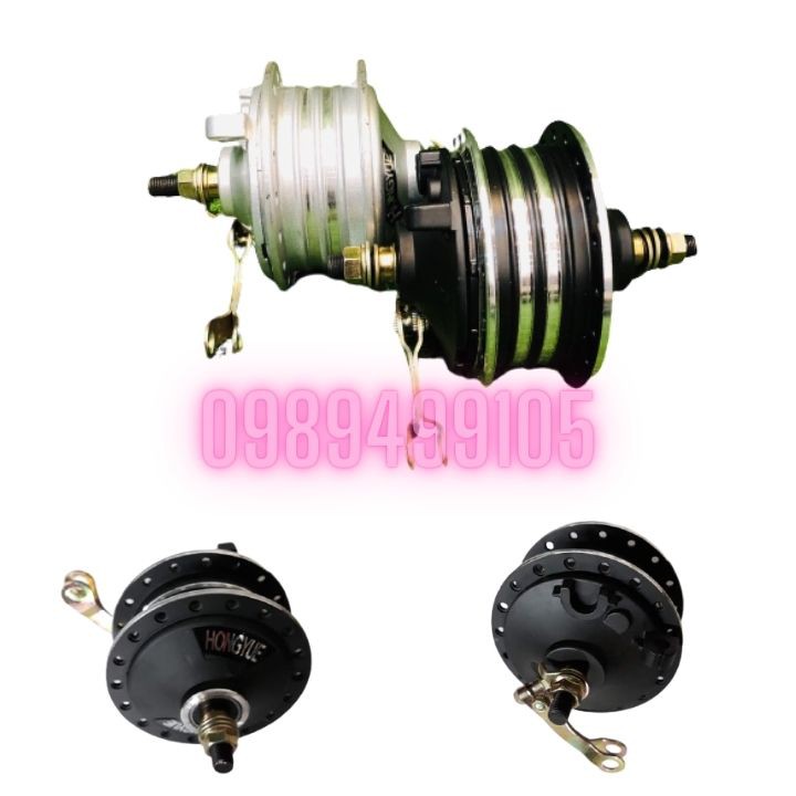 Đùm trước xe đạp điện bánh căm 20 - 22