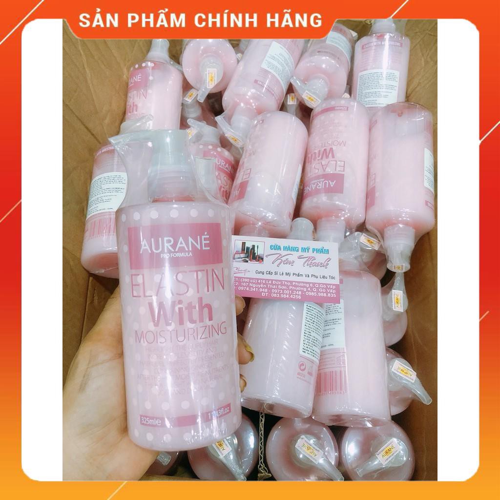 Gel dưỡng tạo kiểu tóc xoăn Aurane Elastin with Moisturizing 325ml