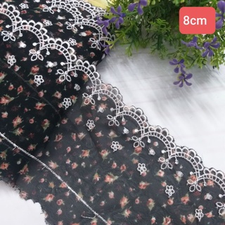Ren thêu trang trí ,size 8 cm đến 20cm ( 1 mét)