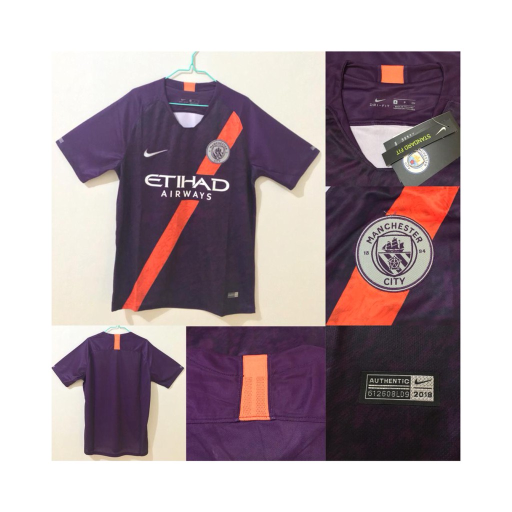 Áo Thun Jersey Manchester City 3rd Grade Ori 2018 / 2019