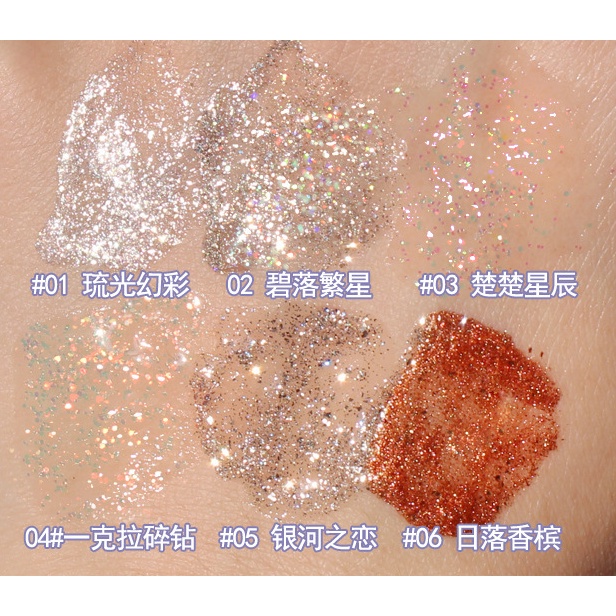 Bút nhũ mắt kim tuyến dạng gel lấp lánh bắt sáng hàng nội địa dạng Omega cực kỳ đẹp