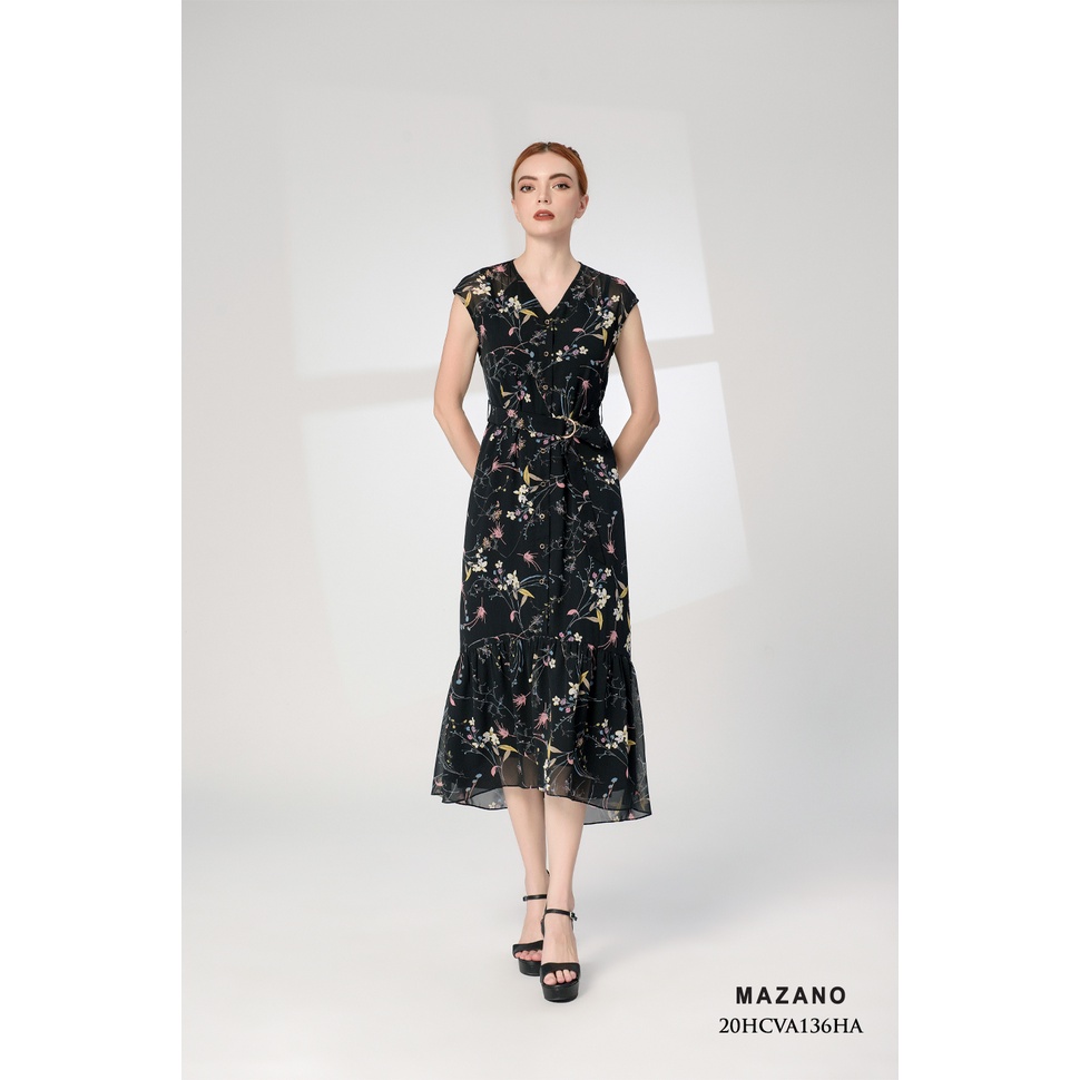 Váy họa tiết dáng dài MAZANO MS 20HCVA136HA