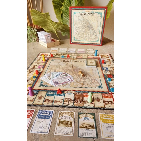 Vintage Hanoiopoly Board Game / Cờ Tỷ Phú Hà Nội Xưa Có Bảng, Hanoi  Monopoly, Christmas Gift, Birthday, Đồ Chơi Giáo Dục | Shopee Việt Nam