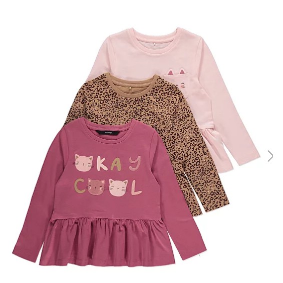 Set 3 áo cho bé gái