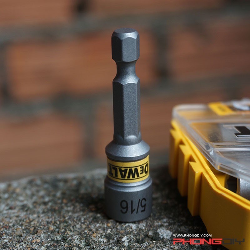 Bộ 2 đầu vít Dewalt PH2 - Dầu nối vít Craftman - Đầu bắn tôn 8mm Dewalt các loại