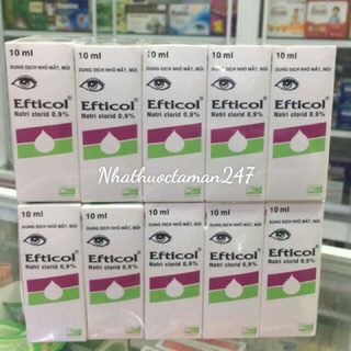 Dung dịch nhỏ mắt mũi efticol