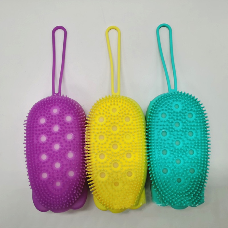 Mút Tắm Silicone Hai Mặt Tẩy Tế Bào Chết Giúp Cơ Thể Sạch Sẽ YOUYO