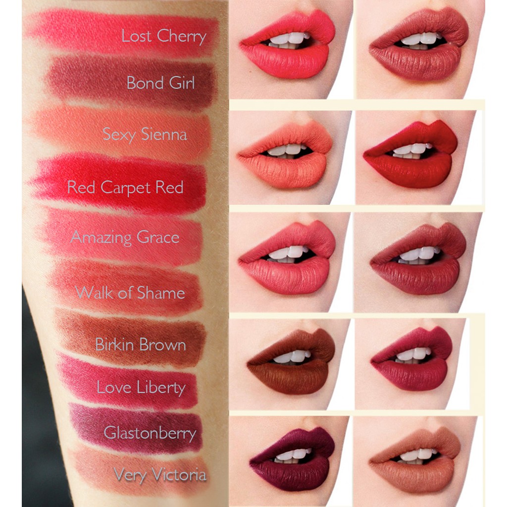 Son thỏi Charlotte Tilbury Matte Revolution & Hot Lips