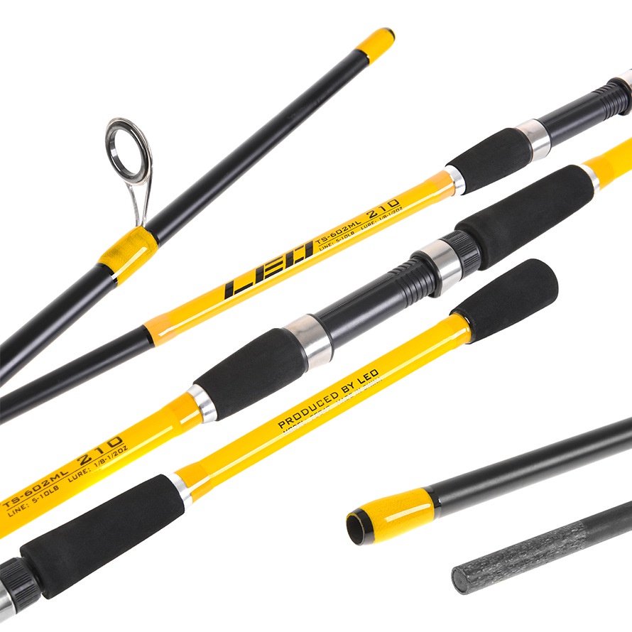 Cần Câu Cá Biển Bằng Thép Mềm Điều Chỉnh Được G014