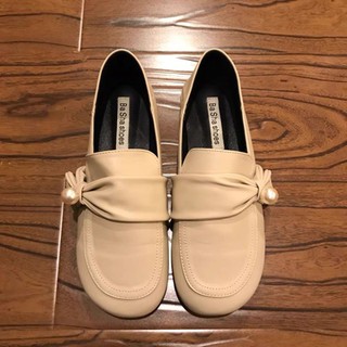 [ORDER] Giày ulzzang thắt nơ đính hạt ba màu (ảnh thật ở cuối)