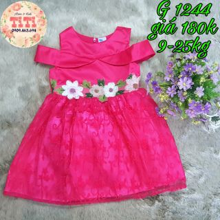 Đầm công chúa ren hoa