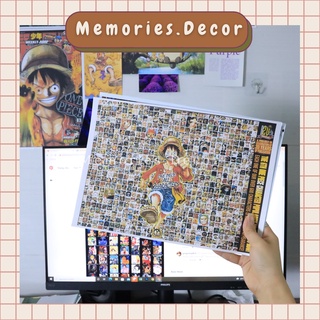 Poster one piece trang trí, hơn 100 tấm áp phích đảo hải tặc dercor cực đẹp