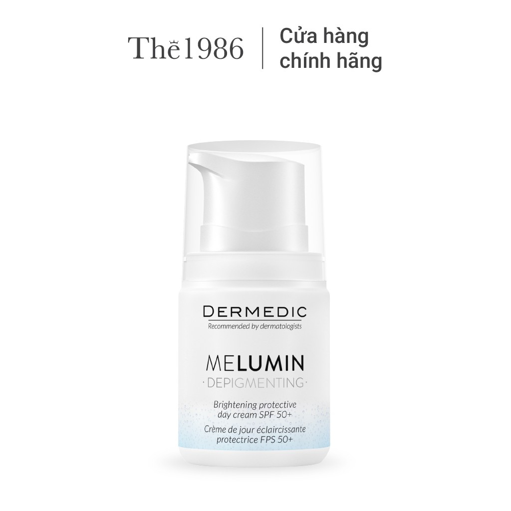 Kem làm sáng da kết hợp chống nắng Dermedic Melumin Brightening Protective Day Cream SPF 50+